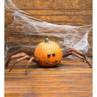 Halloween Spider Pumpkin Appendages Decorations
