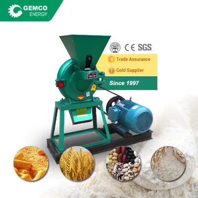 Semi Automatic Commercial Small Maize Roller Flour Mill