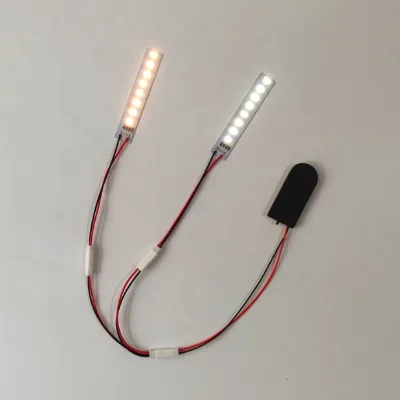 Mini CR2032 Battery Operated Led Light Strip bar Warm White Small Luminous LED Lamp Beads PCB Board for DIY Creative Model Light