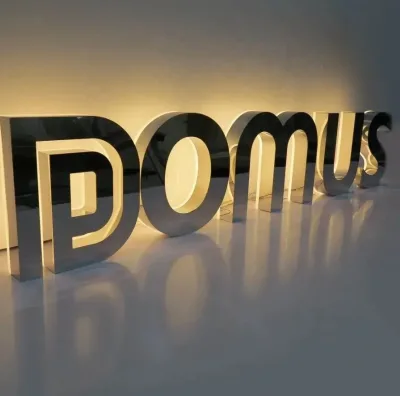 Koncept Manufacturer Supply Custom Brass Letters Sign 3d Lettering Gold Sign in Solid Aluminum Letters