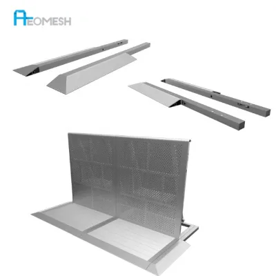 AEOMESH Made in Guangzhou water aluminium barriere,concert barrier fence manufacturer,hot selling school stage barrier