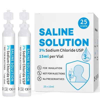 Custom Logo Nasal Irrigation Sodium Chloride 3% Hypertonic Saline Solution