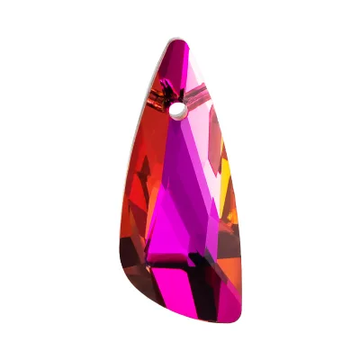 10x23mm AB Color Glass Pendants Knife Shape for Jewelry Making 12PCs/Bag