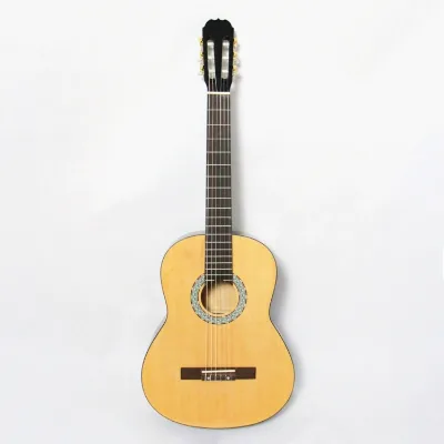 Custom 39 Inch Classical Guitar Cheap Wholesale Pickup Middle Level Spruce Plywood Catalpa Neck Material Classical Guitar Kit