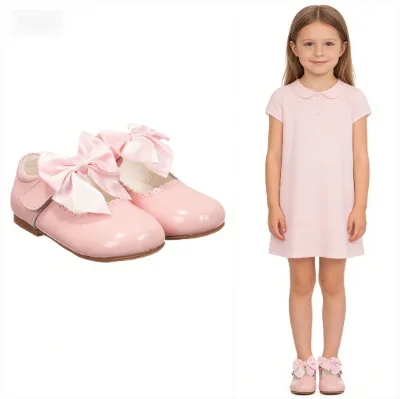 2026 New Dress Shoes Bow Fairy-style Leather Shoes Soft Sole Single Dress Flat Shoes