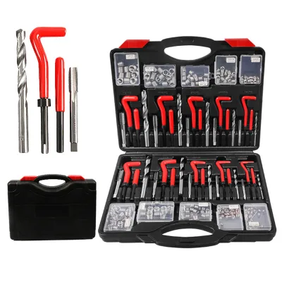 261pcs Hand Operated Auto Engine Block Thread Repair Kit with Stainless Steel Components Hard Case Packaging OEM Customizable