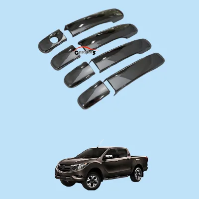 Side Door Handle Cover for BT50 2012-2019 Chrome Handle Cover Protecter Exterior Accessories
