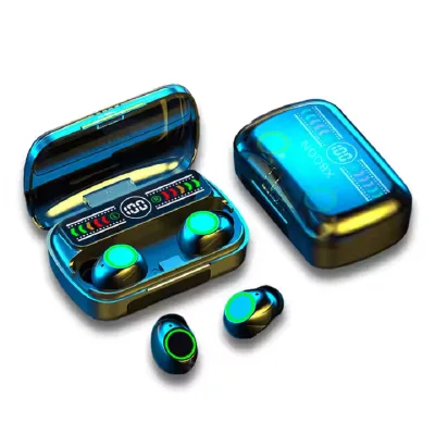 New Design Transparent Earbuds Wireless in Ear Headphone Ear Buds Enc Tws Color Earphones for Girls