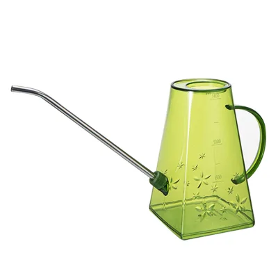 Stainless Steel Long Spout Watering Pot Home Garden Succulent Plant Watering Can Relief Plastic 1.4L 1.1L 1.8L Watering Kettle