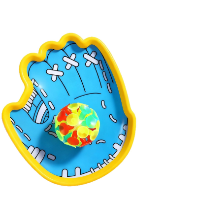 Fun Glow-in-the-Dark Plastic Suction Cup Throw Catch Ball for Outdoor Parent-Child Play Unisex 0-24 Months