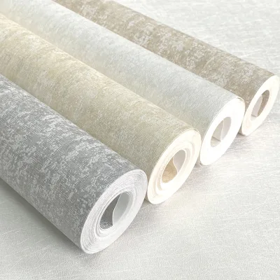 Hot Selling High Quality 0.53m Width Modern Plain Color Ready Stock 0.53m Non Woven Wallcovering Hotel Non-woven Wallpaper
