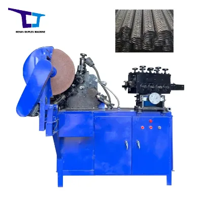 Post-Tensioning Carbon Steel Pipe Production Line for HDPE Corrugated Spiral Duct Making 35-130mm Diameter 4-5m/min Capacity