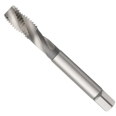 High Cobalt HSS Martensitic Tap with Stainless Steel Spiral Flutes Coarse/Fine Threads Durable High Speed Threading