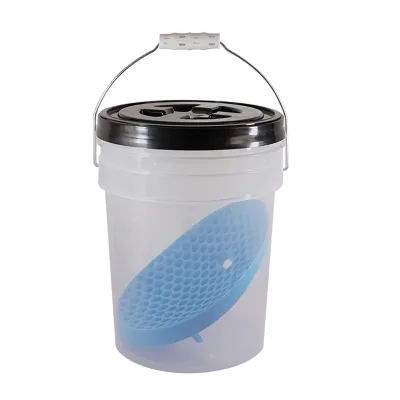 Multi-functional Removable Water Bucket Natural Color Car Washing Water Bucket With Filter