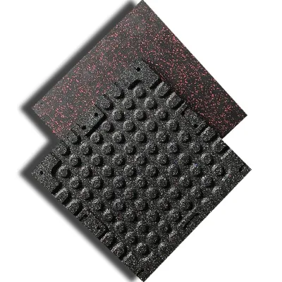 Rubber Wall Tile Fitness Center Rubber Floor Tile Outdoor 25mm Rubber Floor Tile