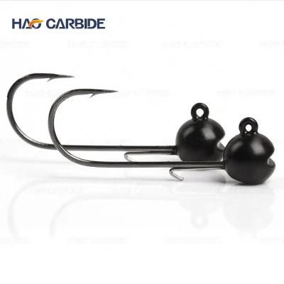 Bass Fishing Terminal Tackle Fishing Sinker Tungsten Ball Jig Head Crappie Fishing Jig Bead Round Bann Tungsten Jig