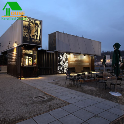 2018 hot selling two story easy assembly high quality luxury container villas
