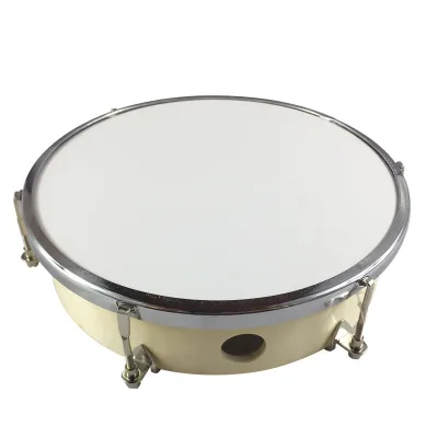 Children Percussion Dance Performance Adjustable Tambourine  Hot Sell Wooden 6/8/10 Inch Tambourine Hand Drum