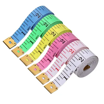 1.5M Flexible Measuring Tape for Tailoring, Soft Body Measuring Tape, with Metal Strip Measuring Tape