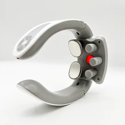 New Design Wireless Remote Control Vertebrae Intelligent Vibration Pulse Hands-free Cervical Massager Andmusical Function Manual