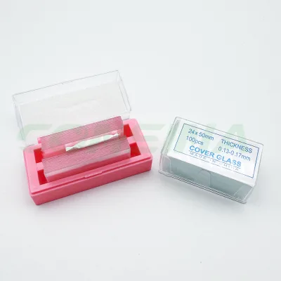 7201 Microscopic Cover Glass Cover Slips for Microscope Different Size Microscope Slide