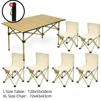 Low Price Outdoor Metal Patio Bench Set for 6 People Folding Kitchen & Dining Use