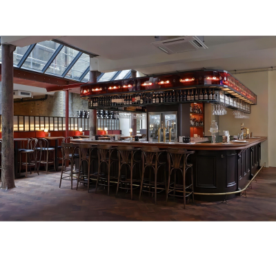 Solid Wood Pub Bar Counter Customized Night Club Bar Design Modern Beer Wine Bar Station for Restaurant
