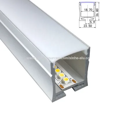 Led aluminum profile Aluminium LED Profile for LED Strips aluminum extrusion 6063