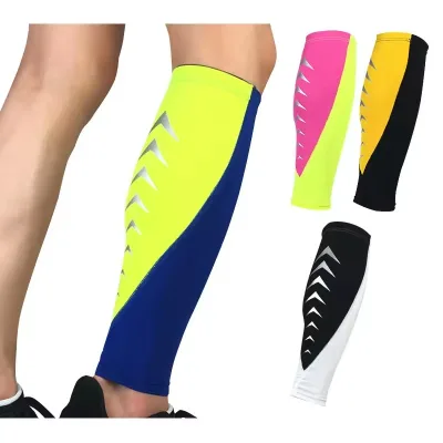 Universal Leg and Calf Compression Sleeve Shin Guard for Men and Women for Running and Cycling