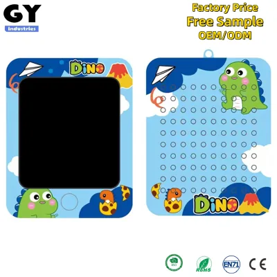 Unzip Small Plastic Magnetic Drawing Board Creative Cartoon Graffiti Writing Board Painting Blackboard Keychain Funny Schoolbag