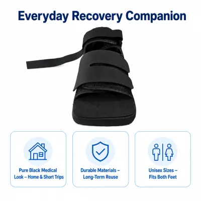 Wholesale Retail Orthopedic Post-Op Shoe with Breathable Surface for Long-term Rehabilitation of Postoperative Foot Patients