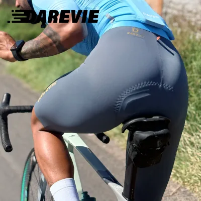 Darevie NEW Men's PRO RACE Cargo Bib Shorts Lightweight Quick Dry and Breathable Fabric with Elastic Interface Pad