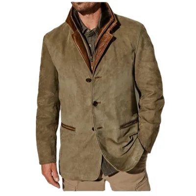 New Men's Workwear Jacket Retro American Casual Jacket