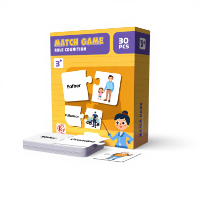 Custom Children's Educational Paper Gift Toy Card Puzzle Paper Cards