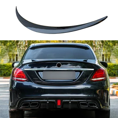 Performance Gloss Black AMG Rear Trunk Spoiler for Mercedes Benz C Class W205 Sport Sedan 2014 2015 2016 2017 2018 2019
