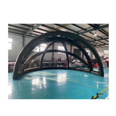 23ft Width 16ft Height 13ft Depth Airtight Inflatable Golf Cage Outdoor Customizable Color PVC Material