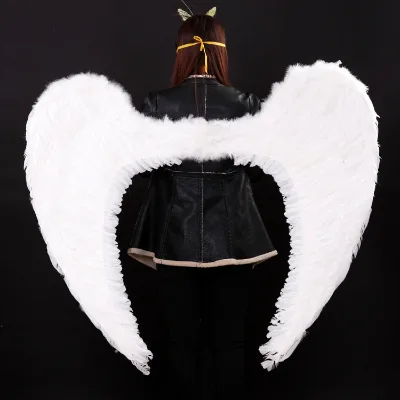 100*80 cm Big Feather wings ,angel Feather wings for Adult
