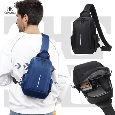Wholesale Fashion Casual Single Shoulder Chest Bag Running Walking Traveling Hiking Adult Unisex Outdoor Chest Bag