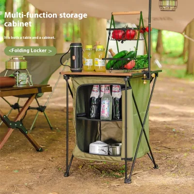 Factory Wholesale Aluminum Alloy Foldable Portable Mount Multi Functional Outdoor Camping Table