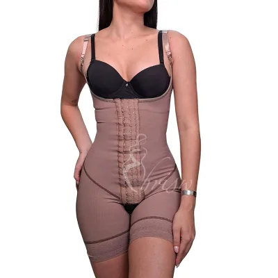 Full Thigh-length Compression Garment Post-operative Shorts with Thin Straps for Daily Use High Compression