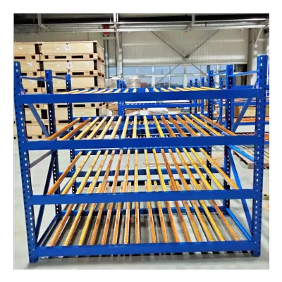 DJ Hot Sale Adjustable Multi-Level Painted Steel Warehouse Stacking Heavy Duty Carton Flow Racks System Metal Shelving Racks