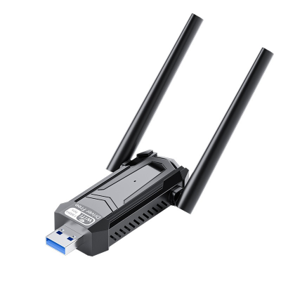 2.4G+5G WiFi With 2 Antenna 1300Mbps Lan Wireless Network Card Receiver for Computer