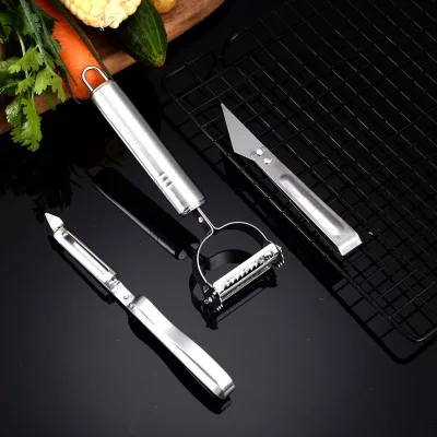 Multifunctional Vegetable Peeler Stainless Steel Potatoes Carrots Grater Fruit Peeler Cutter Melon Planer Kitchen Gadgets