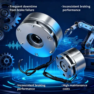Factory Supply DC 12V Electromagnetic Failure Power Brake 24V Power-off Brake for Robotic & Medical Equipment