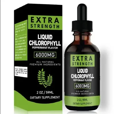 OEM High Quality Chlorophyll Liquid Drops Immune Support Natural Detox Chlorophyll Herbal Supplements No Reviews yet