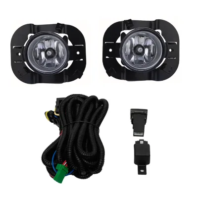Front Bumper Fog Lights Lamps Assembly Kit for Nissan March Micra 2010 2011 2012