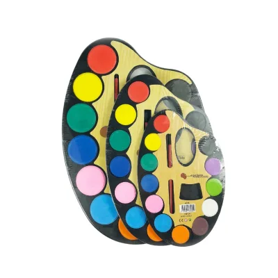 Hot Selling 12colors Color Palette Painting Powder Sets Fixed Watercolor Palette Draw Graffiti Palette