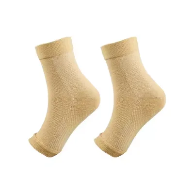 HWA-0072#Wholesale Ankle Support Sleeve Relief Pain Sports Ankle Compression Sleeve Open Toe Compression Socks