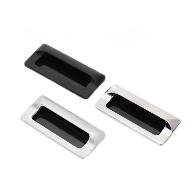LS122 Zinc Alloy Bright Chrome Embedded Concealed Assembly Cabinet Handle Drawer Cabinet Door A-183-2 Concealed Handle