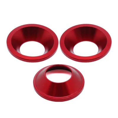 Precision Countersunk Washers, CNC Machined with Zinc Nickel Plating & Polishing, ISO 9001 Certified